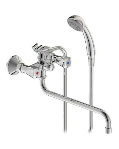 Смеситель для ванны Vidima Practic BA230AA универсальный Хром