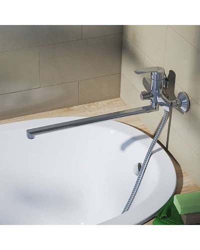 Смеситель для ванны Iddis Ray RAYSBL2i10WA универсальный Хром