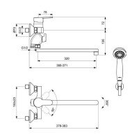 Смеситель универсальный Vidima Seva Fresh BA352AA
