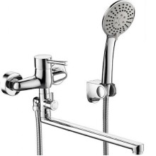 Смеситель для ванны Bravat Slim F6332366CP-01L-RUS универсальный Хром