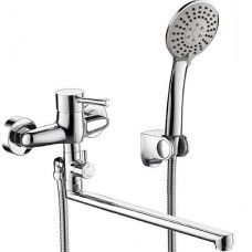 Смеситель для ванны Bravat Slim F6332366CP-01L-RUS универсальный Хром