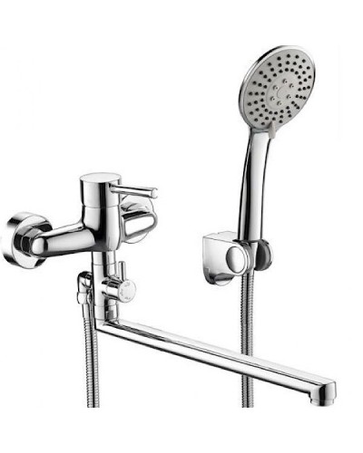 Смеситель для ванны Bravat Slim F6332366CP-01L-RUS универсальный Хром