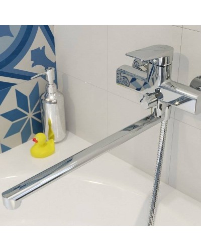 Смеситель для ванны Iddis Bridge BRDSB02i10WA универсальный Хром