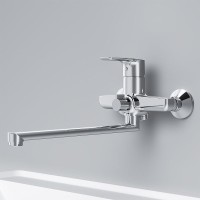 Смеситель для ванны AM.PM Gem F90A90000 универсальный Хром