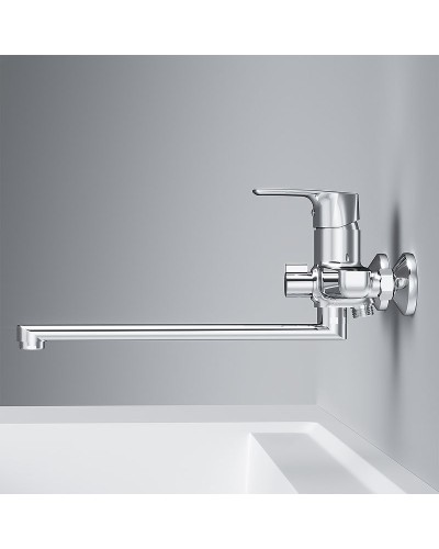 Смеситель для ванны AM.PM Gem F90A90000 универсальный Хром