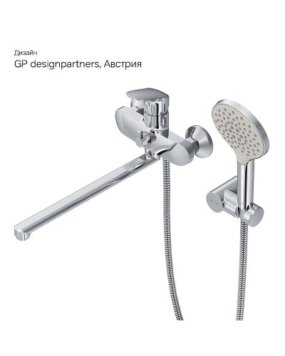 Смеситель для ванны AM.PM Like F8095000 универсальный Хром