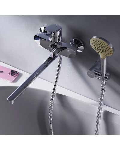 Смеситель для ванны AM.PM Like F8095000 универсальный Хром