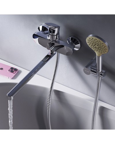 Смеситель для ванны AM.PM Like F8095000 универсальный Хром