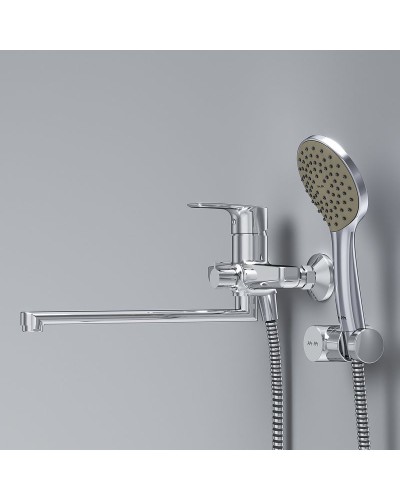 Смеситель для ванны AM.PM Gem F90A95000 универсальный Хром