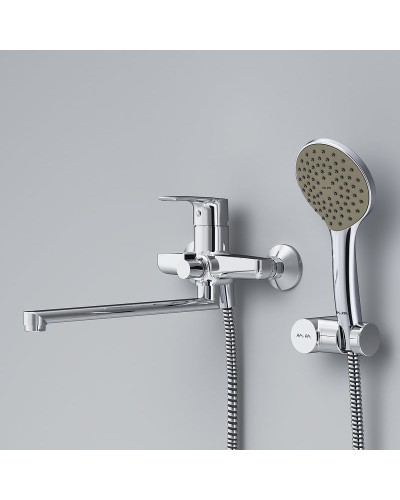 Смеситель для ванны AM.PM Gem F90A95000 универсальный Хром