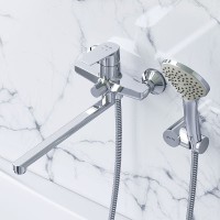 Смеситель для ванны AM.PM Gem F90A95000 универсальный Хром