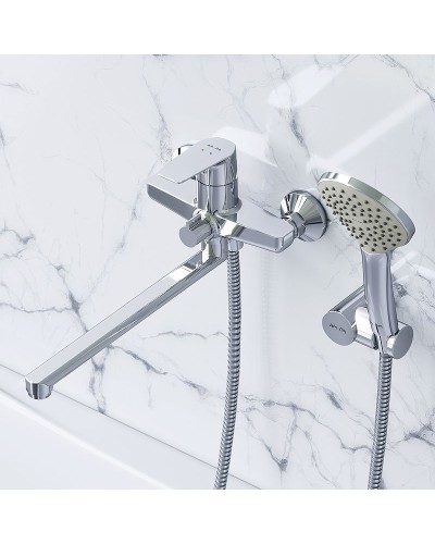 Смеситель для ванны AM.PM Gem F90A95000 универсальный Хром