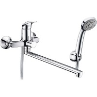 Смеситель для ванны WasserKRAFT Isen 2602L универсальный Хром