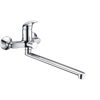 Смеситель для ванны WasserKRAFT Isen 2602L универсальный Хром