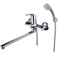 Смеситель для ванны Lemark Plus Strike LM1157C универсальный Хром