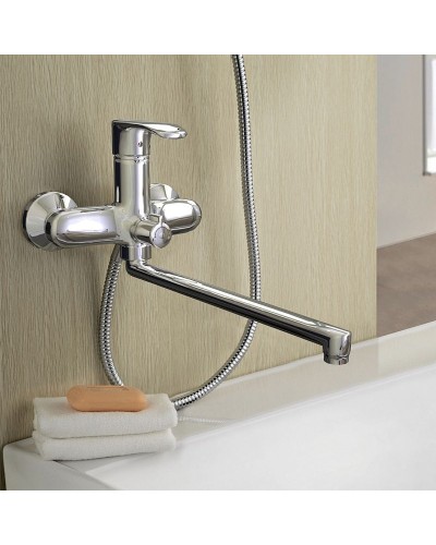 Смеситель для ванны Paini Palermo PACR119KM универсальный Хром