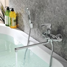 Смеситель для ванны Paini Palermo PACR119KM универсальный Хром