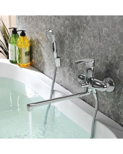 Смеситель для ванны Paini Palermo PACR119KM универсальный Хром