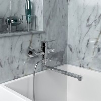 Смеситель для ванны Paini Messina MECR119KM универсальный Хром