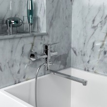 Смеситель для ванны Paini Messina MECR119KM универсальный Хром