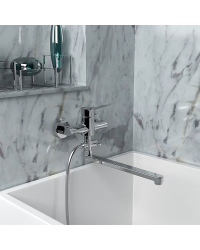 Смеситель для ванны Paini Messina MECR119KM универсальный Хром