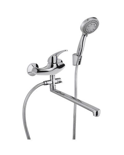 Смеситель для ванны Paini Smile 39CR112P19CAKM универсальный Хром