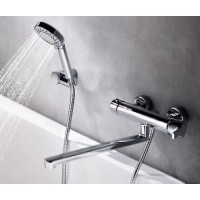 Смеситель для ванны WasserKRAFT Berkel 4802L универсальный Хром