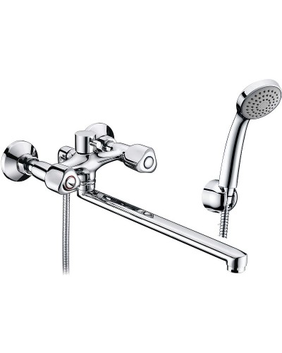 Смеситель для ванны WasserKRAFT Amper 2902L универсальный Хром