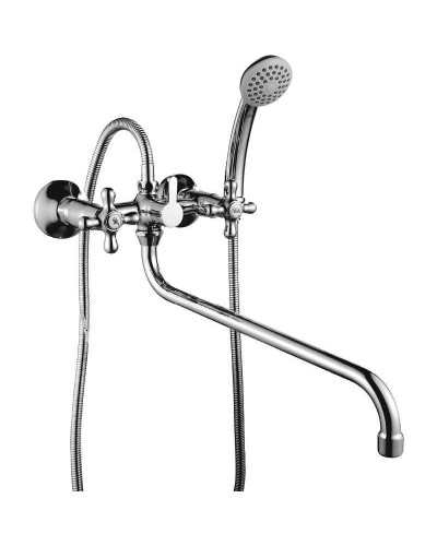 Смеситель для ванны Rossinka H02-84R универсальный Хром