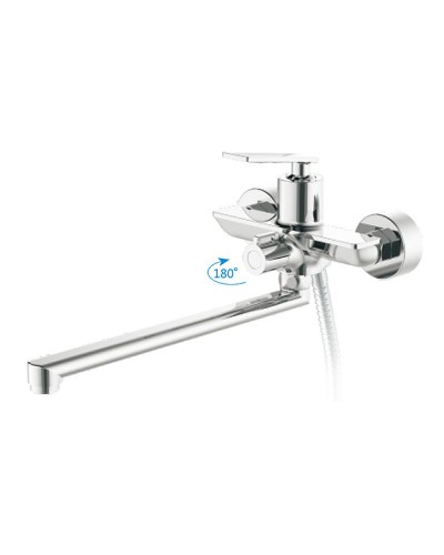 Смеситель для ванны Haiba HB22589 универсальный Хром