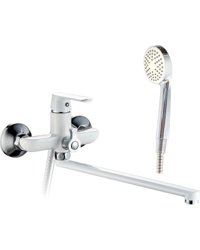 Смеситель для ванны Haiba HB22804 универсальный Белый