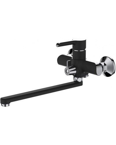 Смеситель для ванны Haiba HB22805-7 универсальный Черный Хром