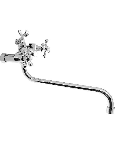 Смеситель для ванны Haiba HB2208-2 универсальный Хром