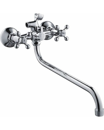 Смеситель для ванны Haiba HB2208-2 универсальный Хром