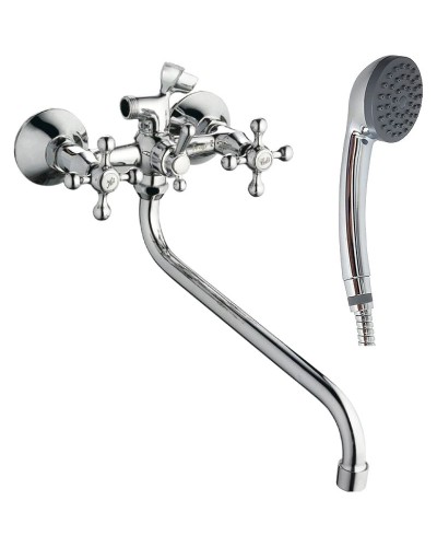 Смеситель для ванны Haiba HB2208 универсальный Хром