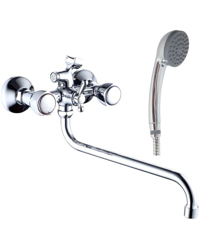 Смеситель для ванны Haiba HB2209 универсальный Хром