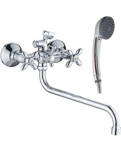 Смеситель для ванны Haiba HB2227 универсальный Хром