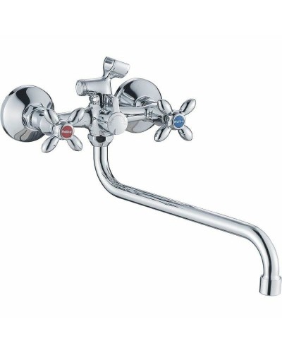 Смеситель для ванны Haiba HB2227-2 универсальный Хром