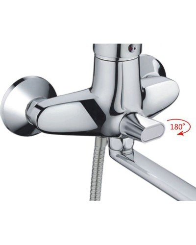 Смеситель для ванны Haiba HB2265 универсальный Хром