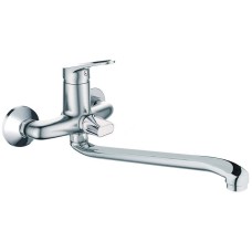 Смеситель для ванны Haiba HB2213-1 универсальный Хром матовый