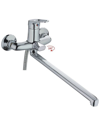 Смеситель для ванны Haiba HB2213 универсальный Хром