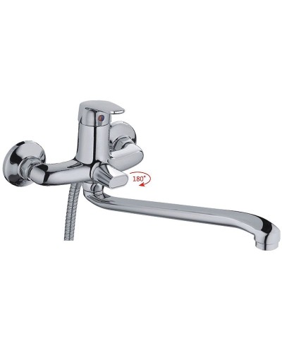 Смеситель для ванны Haiba HB2216 универсальный Хром