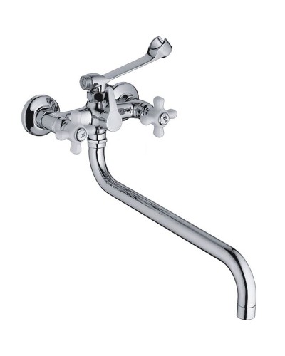 Смеситель для ванны Haiba HB2618 универсальный Хром