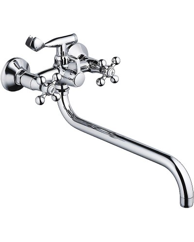 Смеситель для ванны Haiba HB2619-2 универсальный Хром