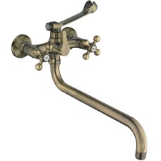 Смеситель для ванны Haiba HB2619-4 универсальный Бронза