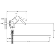 Смеситель для ванны G.Lauf LEF6-A232