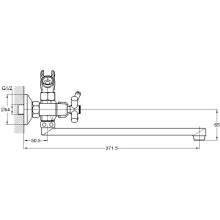 Смеситель для ванны G.Lauf QFR7-C827