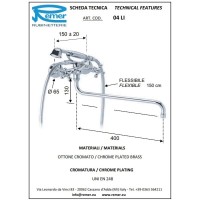Смеситель для ванны Remer Liberty 04LICE