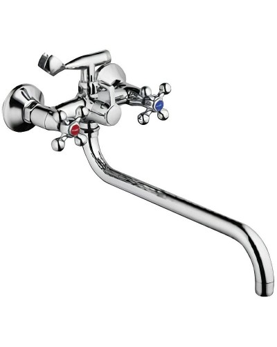 Смеситель для ванны Frap H19 F2619-2 универсальный Хром