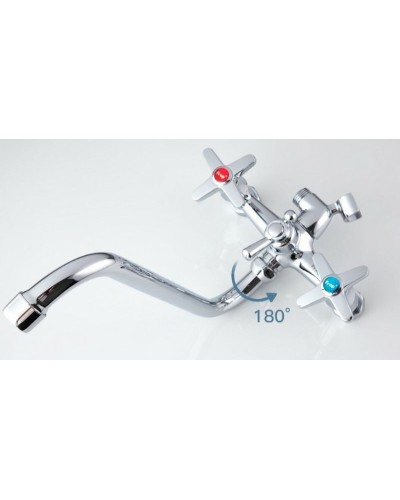 Смеситель для ванны Frap H20 F2220 универсальный Хром